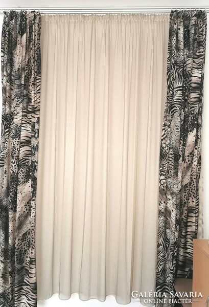 Elegant curtain set ready-made, new