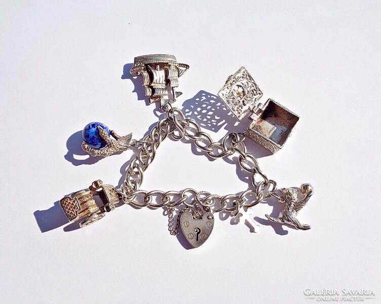 English silver silver bracelet