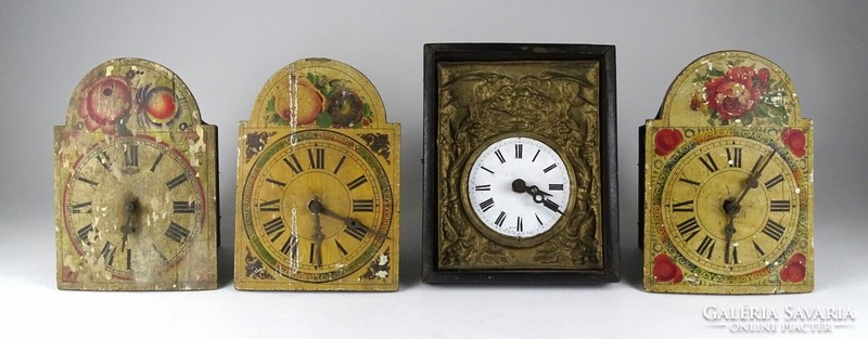 1L309 antique wall clock barn clock 4 pieces