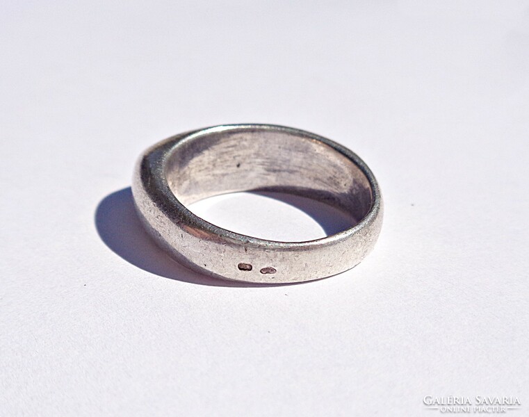 Onix kő berakásos ezüst gyűrű