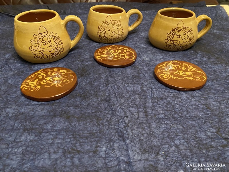 Unique ceramic cups