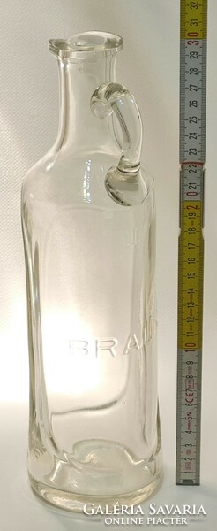 "Braun 1 L" St. Hubertus, Mocca színtelen likőrösüveg (2416)