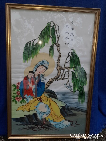 Kínai selyem kép