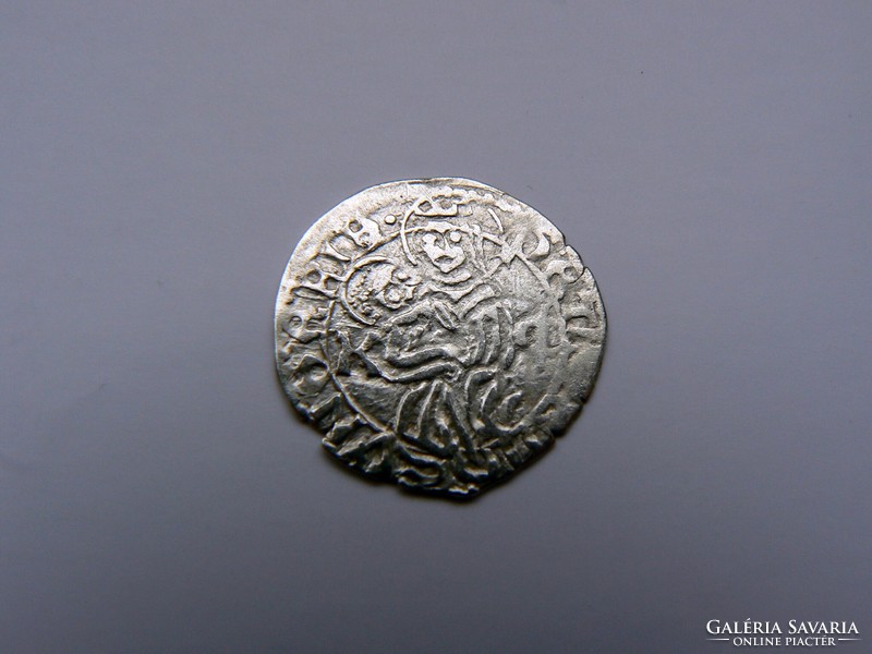 II. Ulaszló (1490-1516) silver denarius with a lion l-l, (Körmöczbánya) éh 638, xf (diameter: 16 mm))