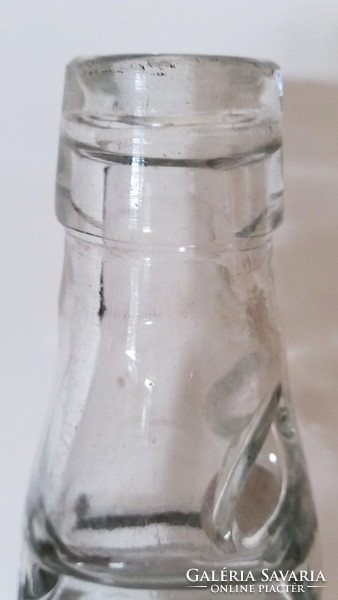 Régi golyós szódásüveg Ginner Béla szikvízgyárából Alpár szódás palack