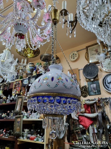 Czechoslovakian crystal chandelier