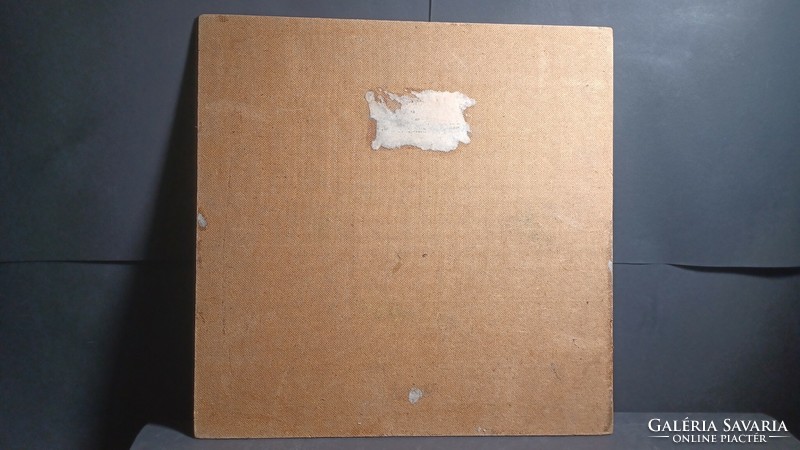 Absztrakt tojás - CAI jelzéssel, 1983 (45×45 cm)