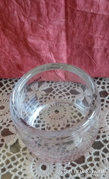 Kaheku glass candle holder handmade transparent, recommend!