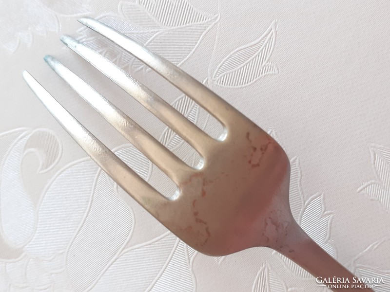 Old Art Nouveau flower fork metal fork cutlery 1 pc