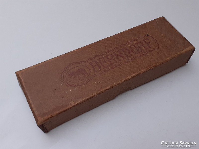 Régi Berndorf A. K. evőeszközös doboz evőeszköztartó papírdoboz