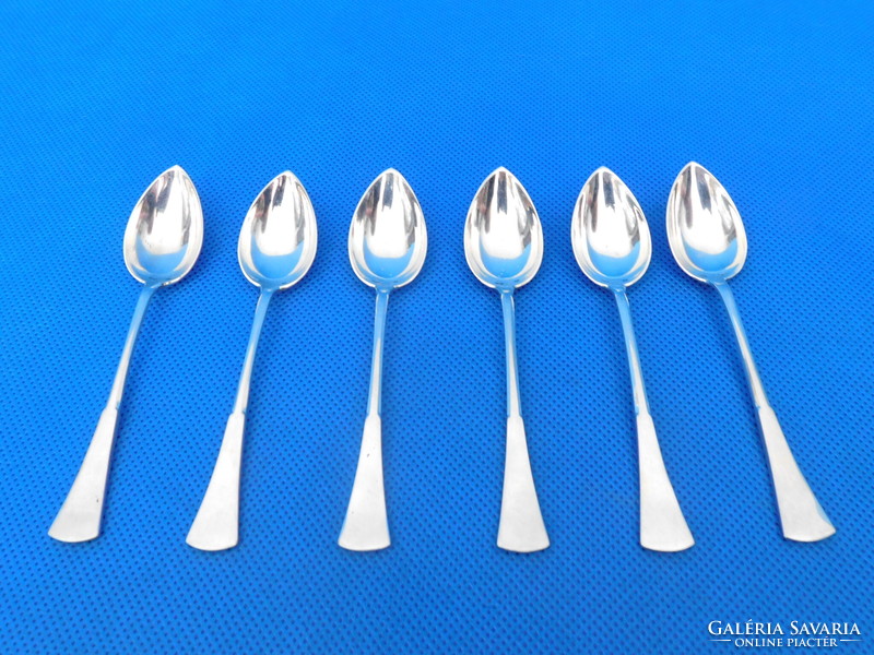 Silver set of 6 coffee spoons 110 gr 11.5 Cm