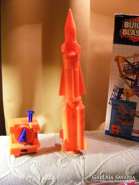 Retro Kenner 1989  Building Blasters Rocket Booster rakétakilövő játék