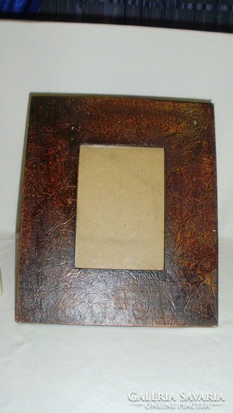 Leather table picture frame, picture holder, photo frame - 30.5 x 25.5 cm