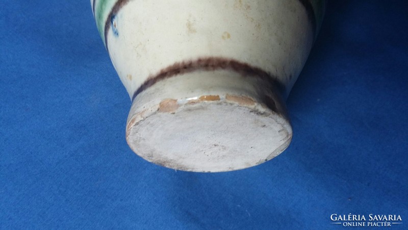 Two old Corundian ceramic goblets - jugs
