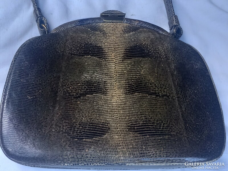 Art deco/ vintage / midcentury women's bag/reticule/snakeskin bag, extremely rare beautiful piece