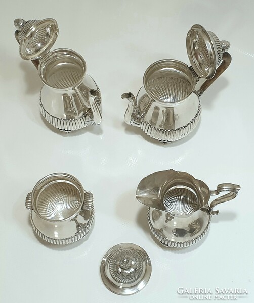 Silver (833) coffee set, coffee set, with tray