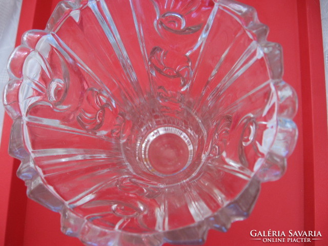 2 pcs elena borgonovo italy vintage retro crystal vase
