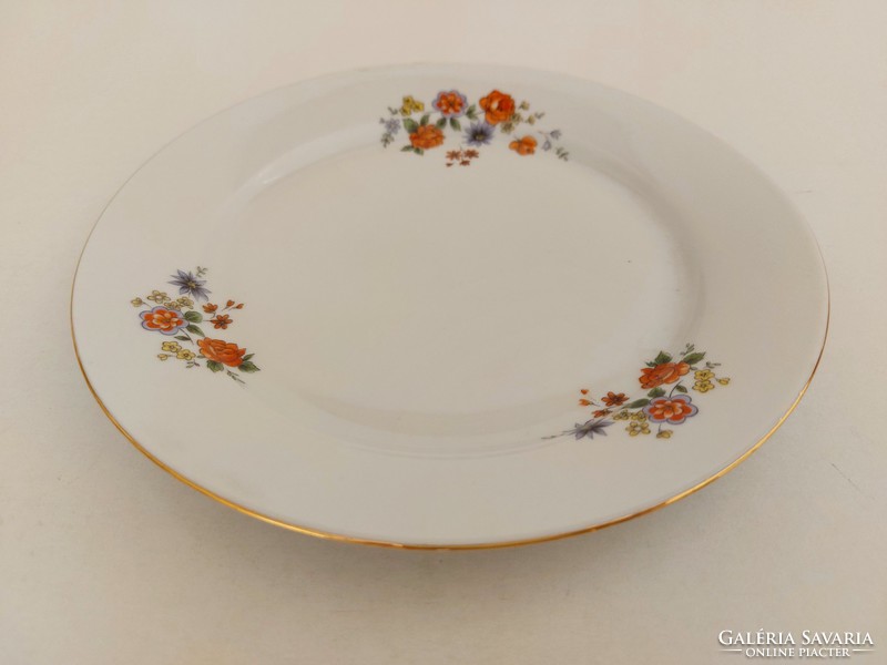 Retro Alföldi porcelán virágos kis tányér  1 db