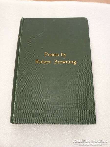 Poems by Robert Browning (1897) angol nyelvű verses könyv