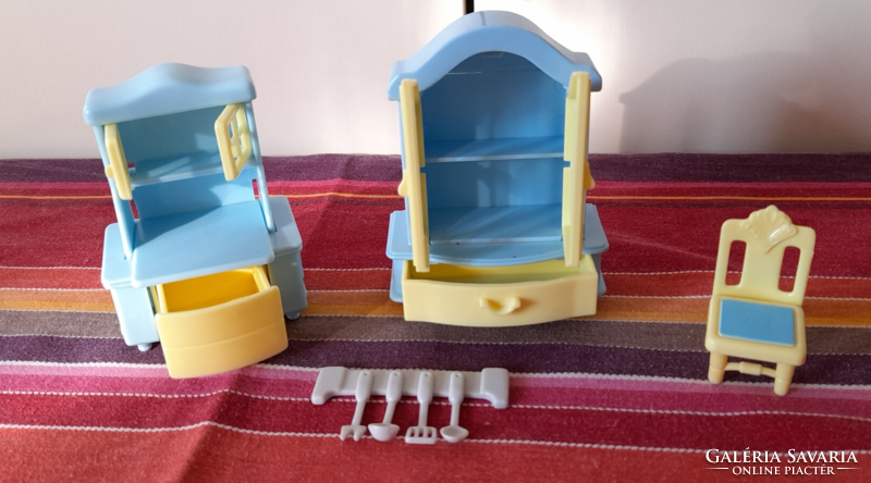 Retro toy dollhouse furniture