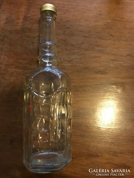 Old, beautiful drinking glass bottle, without inscription. In case someone collects it.