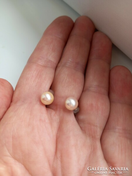 14K yellow gold cultured pearl fulbevalo