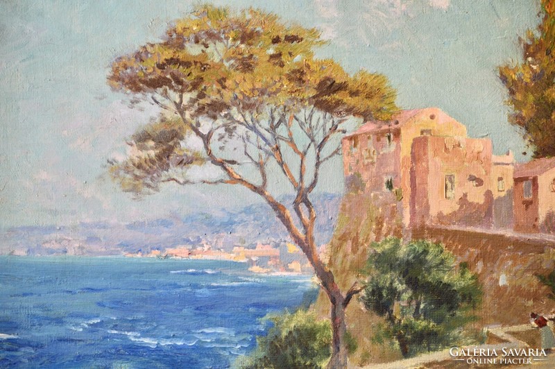 Carlo brancaccio (1861-1920): landscape around Naples