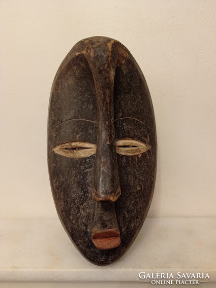 Lwalwa népcsoport antik afrikai maszk Kongó Congo 618 dob 40 4736