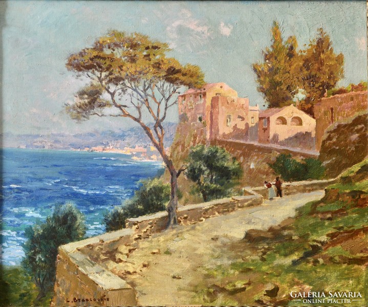 Carlo brancaccio (1861-1920): landscape around Naples