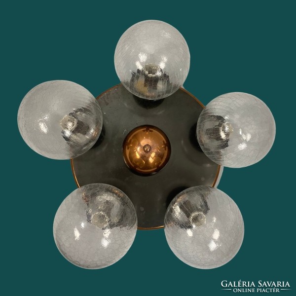 Ceiling design lamp designed by industrial artist György Csanád from Luxart