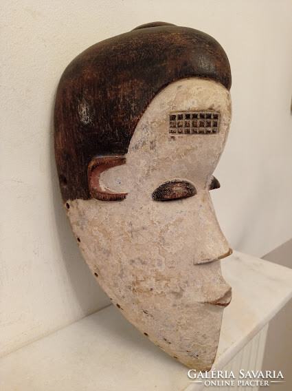 Fang ethnic group grain African mask folk art ethnography 615 drum 40 4733