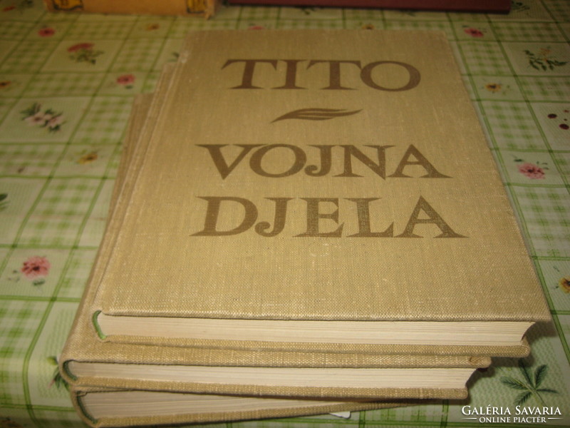 TITO-Vajna Djela   1977  Beograd  I ,II,  V ,    kemény kötéssel , horvátul