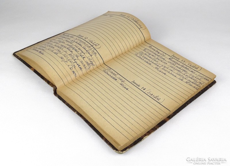 1L419 István Török athlete diary sports diary 1959