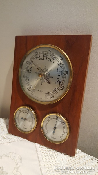 Fischer indoor weather station, barometer