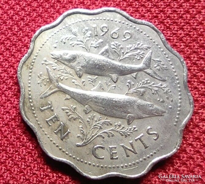 Bahama szigetek 1969. 10 cent
