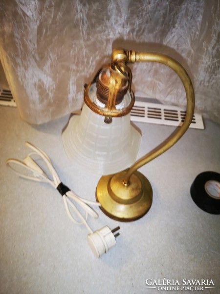 2 pcs table lamp or wall arm desk lamp bedside secession style antique copper lamp, art deco
