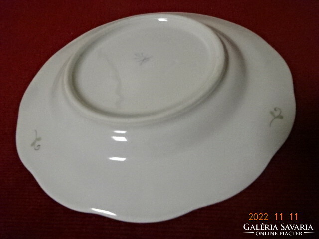 Herend porcelain cake plate, diameter 16.5 cm. He has! Jokai.