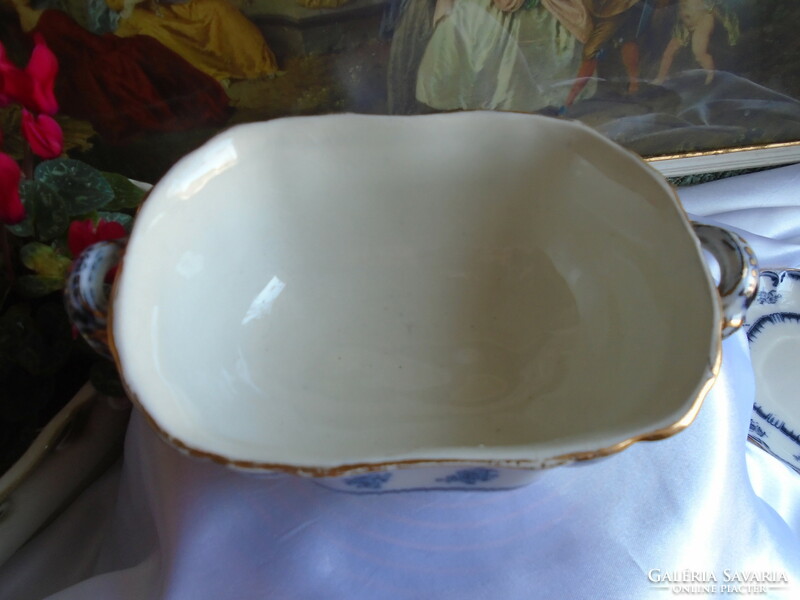 Antique, English covered bowl from the 1800s.