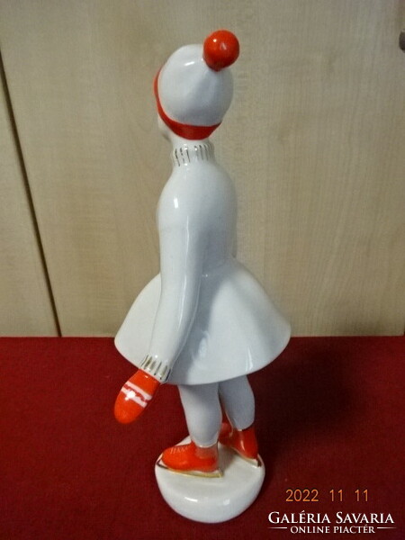 CCCP porcelain figure, skating girl, height 29 cm. He has! Jokai.