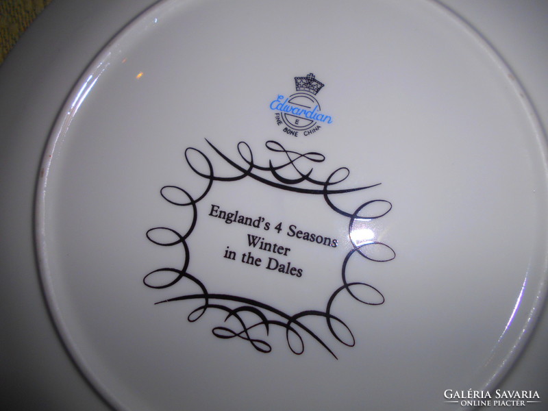 English porcelain decorative plate 21.5 cm