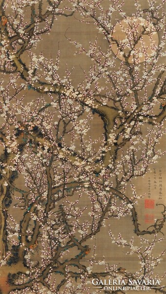 Ito Jakachu - Szilvafa virágzás - vászon reprint