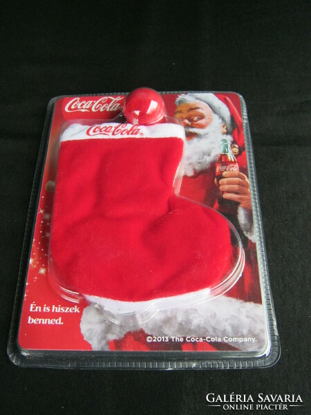 Coca-Cola Santa's Boots Keychain
