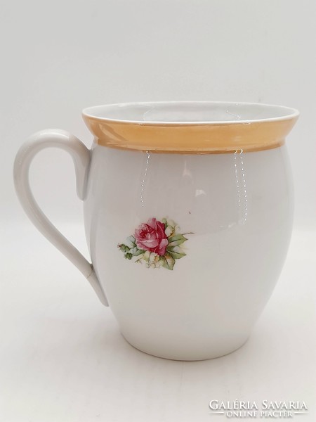 Epiag Czech rose porcelain large tumbler, mug