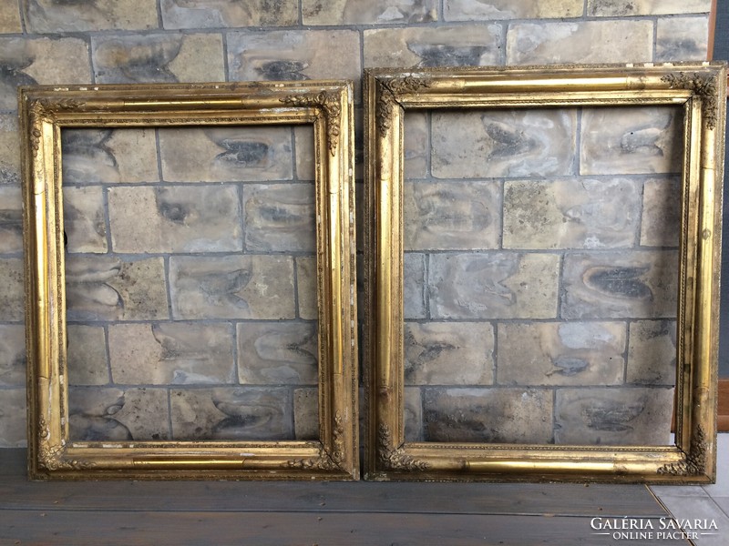 2 antique bieder frames in original condition - together