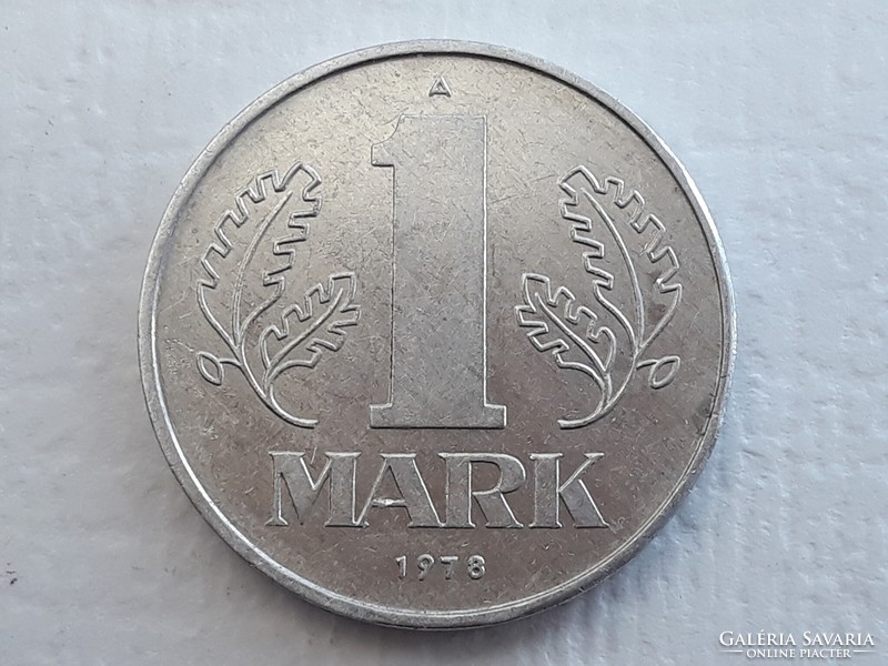 Németország 1 Márka 1978 A verdejel érme - Német 1 Mark 1978 A külföldi pénzérme