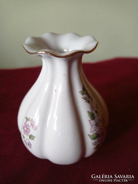 Zsolnay flower patterned vase/candle holder