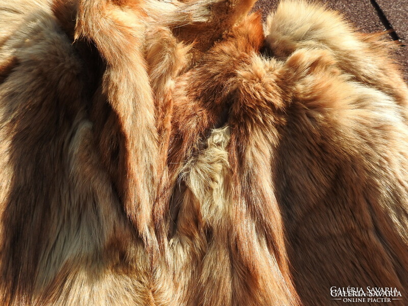 Original old fox fur coat
