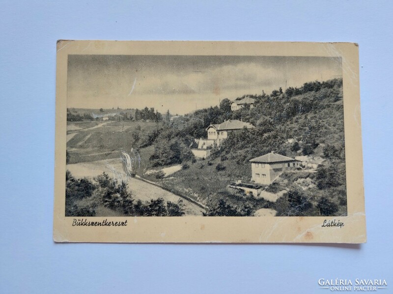 Old postcard photo postcard 1961 view of Bükkszentkereszt