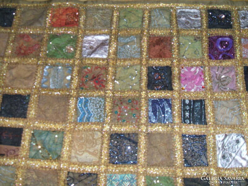 Indian patchwork tapestry handicraft