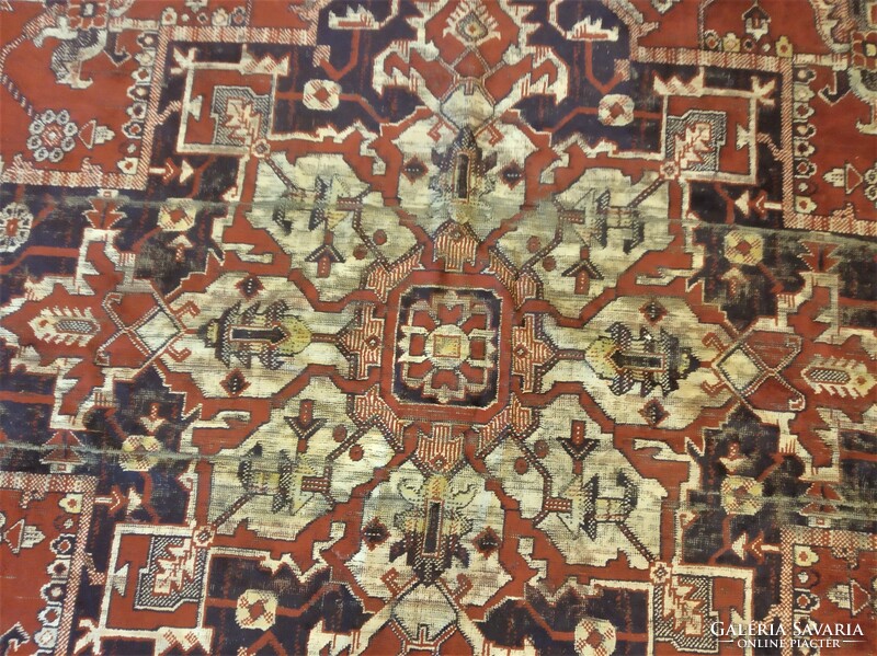 Silk carpet with a Persian pattern